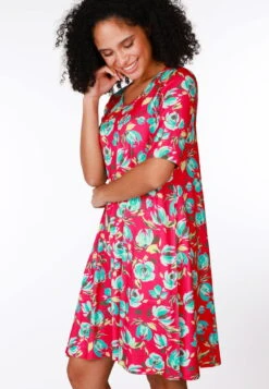 Kleid Josina Rose - Pink -Modekleidung 05 082410033505