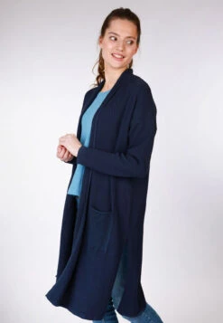 Strickjacke Ilka - Navy -Modekleidung 05 082410070311