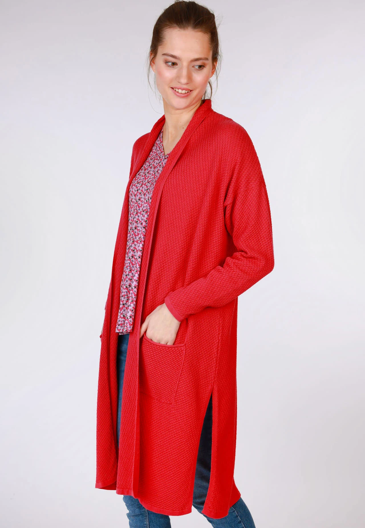 Strickjacke Ilka - Pink 6 Strickjacke Ilka - Pink – Bild 4