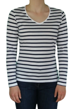 Saint James Da. Bretagne Shirt 7 Saint James Da. Bretagne Shirt -Modekleidung 0671 Hoedic