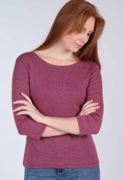 Langarmshirt Pipitta - Wine -Modekleidung 06 062320002499