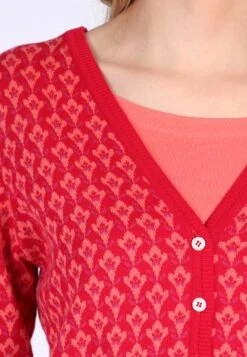 Strickjacke Tatume - Rubin -Modekleidung 07 032310007501