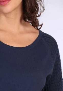 Strickshirt Lina - Navy -Modekleidung 07 032310010311