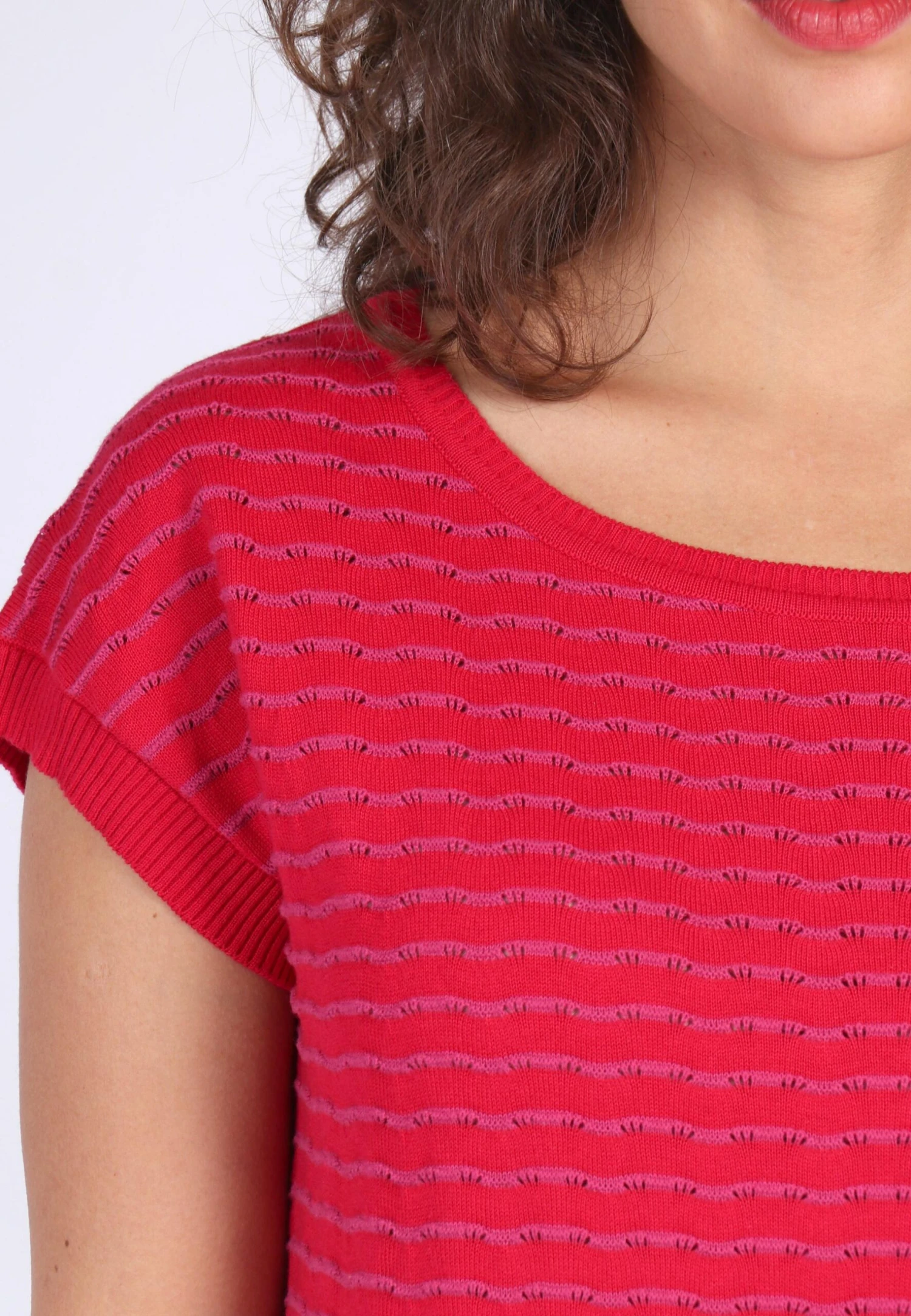 Strickshirt Aivy - Rubin 7 Strickshirt Aivy - Rubin – Bild 5