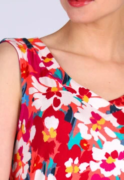 Kleid Lolette Summer Bouquet - Peach -Modekleidung 07 032310025479