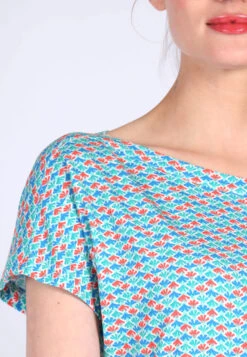 Kleid Meghan Spring Feather - Riviera -Modekleidung 07 032310030326