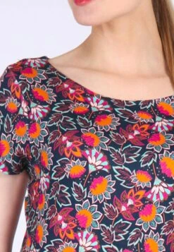 Kleid Malind Oriental Flower - Navy -Modekleidung 07 032310041311