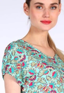 Kleid Eva Oriental Flower - Pool 13 Kleid Eva Oriental Flower - Pool -Modekleidung 07 032310042262