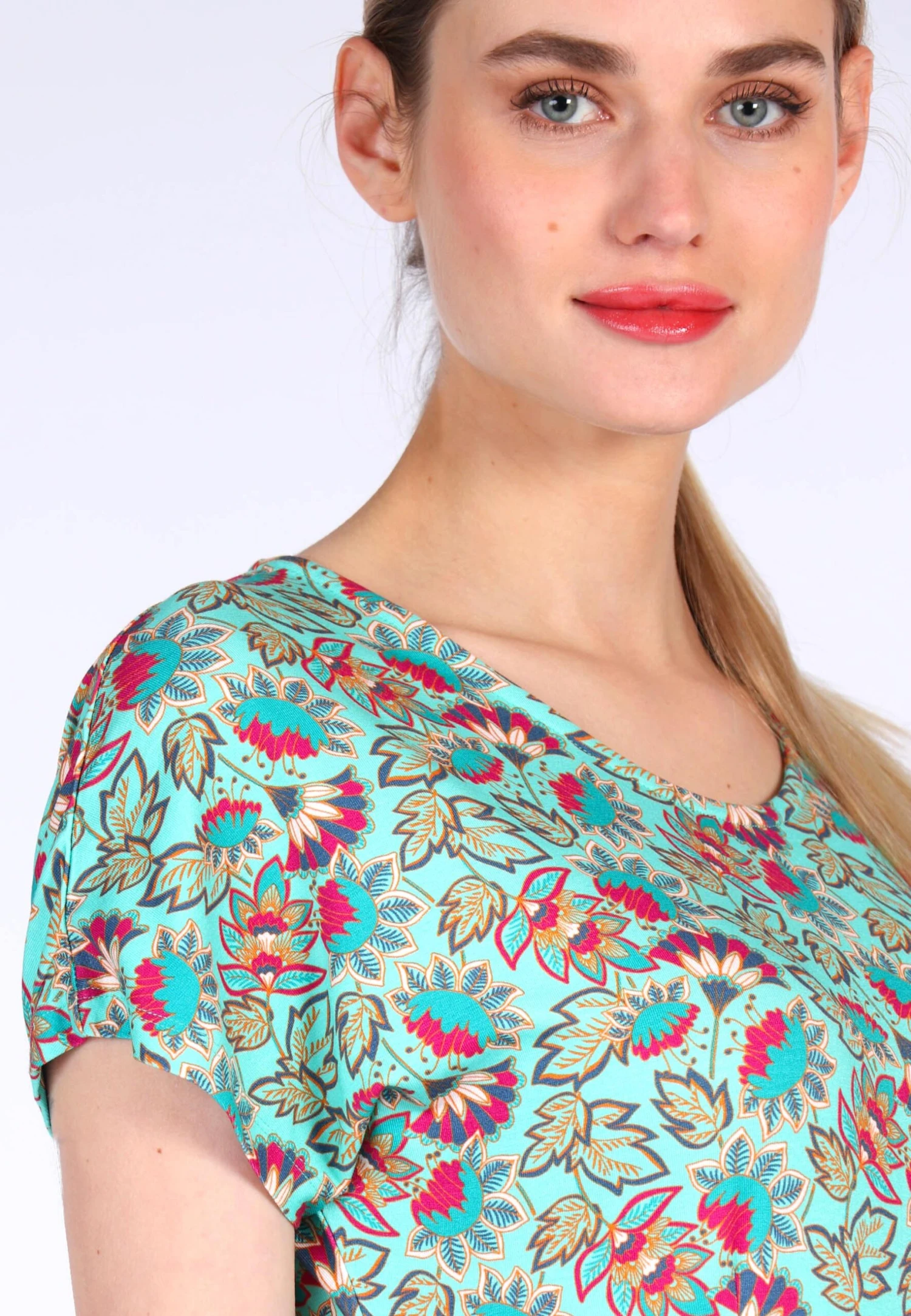 Kleid Eva Oriental Flower - Pool 7 Kleid Eva Oriental Flower - Pool – Bild 5