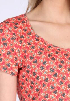 T-Shirt Jamila Little Flower - Peach -Modekleidung 07 032310055479