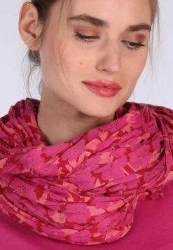 Tuch Sada Poppy Flower - Rubin -Modekleidung 07 032310061501