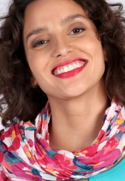 Tuch Lera Summer Bouquet - Peach -Modekleidung 07 032310062479