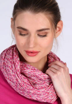 Tuch Klea Spring Feather - Magenta -Modekleidung 07 032310063483