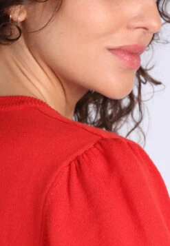 Strickpullover Alba - Burnt Orange -Modekleidung 07 032320050530