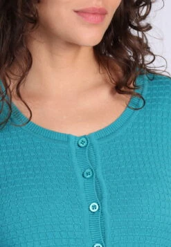 Strickjacke Manon - Sapphire -Modekleidung 07 032320052327