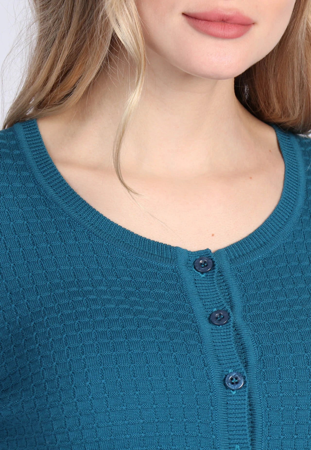 Strickjacke Manon - Deep Ocean 7 Strickjacke Manon - Deep Ocean – Bild 5