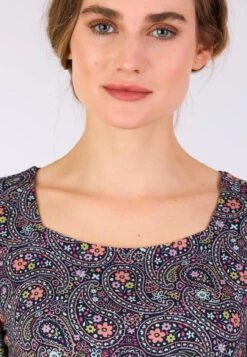 Kleid Imania Flower Paisley - Navy -Modekleidung 07 032410006311