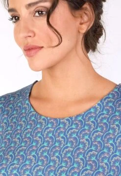 Kleid Jolie Flower Parade - Royal Blue -Modekleidung 07 032410013282