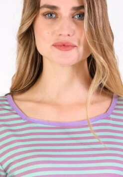 T-Shirt Tal Stripe - Fresh Mint -Modekleidung 07 032410041264