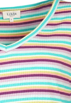 T-Shirt Janny Multistripe - Pansy -Modekleidung 07 032410043393