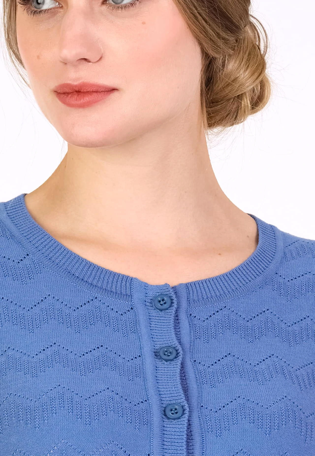 Strickjacke Manon - Royal Blue 7 Strickjacke Manon - Royal Blue – Bild 5