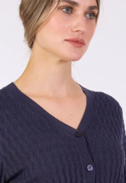 Strickjacke Carlotte - Navy -Modekleidung 07 032410047311