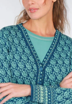 Strickjacke Christi Rose - Deep Ocean 14 Strickjacke Christi Rose - Deep Ocean -Modekleidung 07 062410005328
