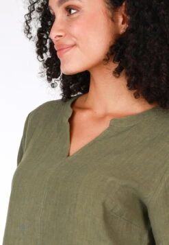 Bluse Emina - Olive -Modekleidung 07 082410017204