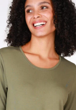 T-Shirt Tess - Olive -Modekleidung 07 082410053204