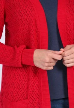 Strickmantel Viola - Rubin 15 Strickmantel Viola - Rubin -Modekleidung 08 032310005501