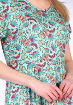 Kleid Eva Oriental Flower - Pool 14 Kleid Eva Oriental Flower - Pool -Modekleidung 08 032310042262