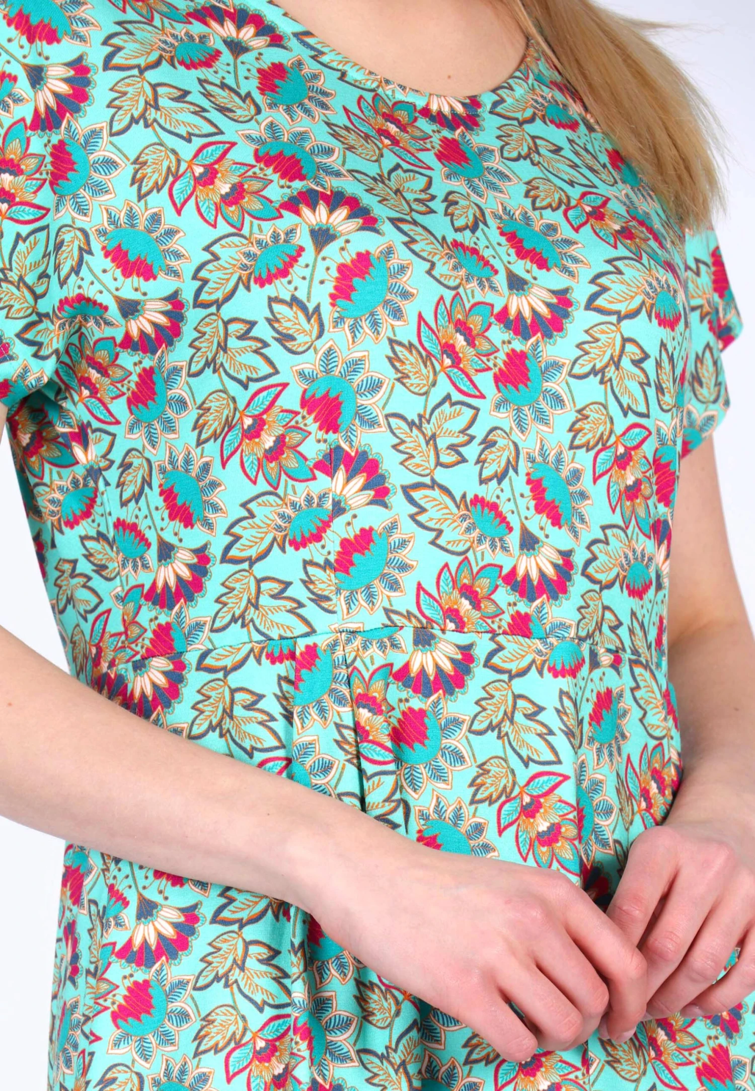 Kleid Eva Oriental Flower - Pool 8 Kleid Eva Oriental Flower - Pool – Bild 6