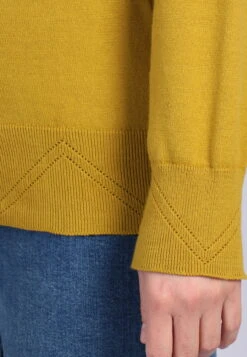 Strickpullover Alba - Dark Yellow -Modekleidung 08 032320050114