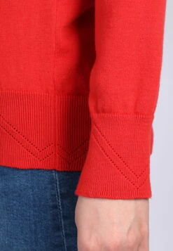 Strickpullover Alba - Burnt Orange -Modekleidung 08 032320050530