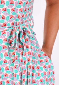 Kleid Tascha Flower Balloon - Ivory -Modekleidung 08 032410001100