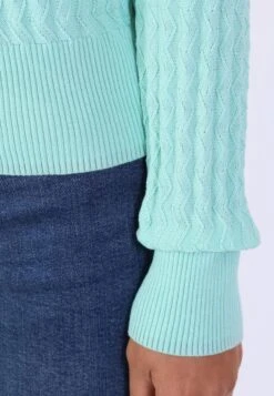 Strickjacke Carlotte - Fresh Mint -Modekleidung 08 032410047264