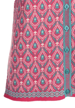 Strickjacke Christi Oriental - Pink -Modekleidung 08 062310018505