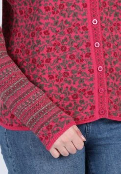 Strickjacke Freya Blossom - Pink -Modekleidung 08 062320008505