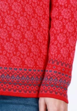 Strickjacke Christi Rose - Rubin -Modekleidung 08 062410005501