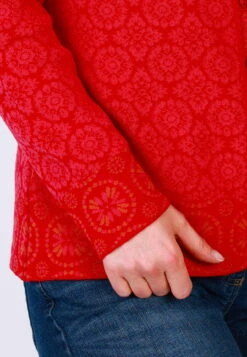 Strickjacke Adela - Rubin -Modekleidung 08 082410067501