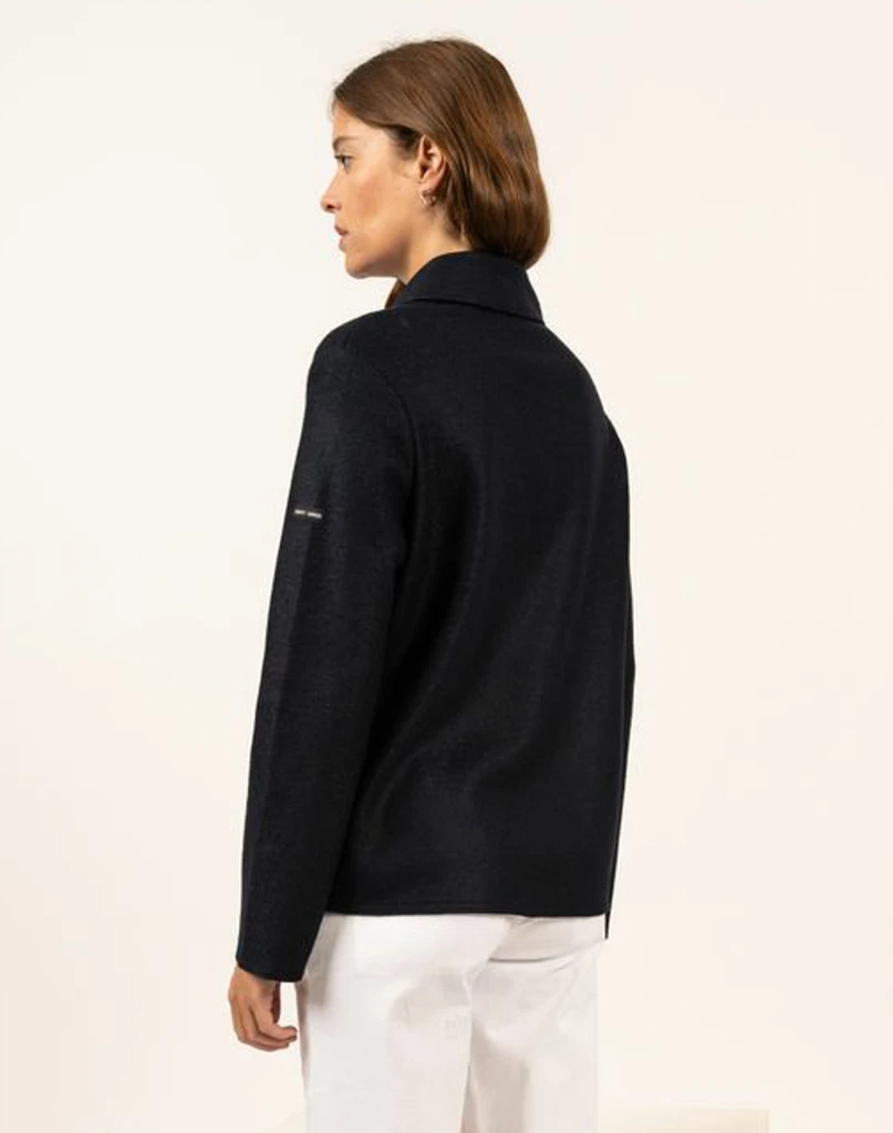 Saint James Damen Jacke 1316 Cabourg Walkjacke Dunkelblau 5 Saint James Damen Jacke 1316 Cabourg Walkjacke Dunkelblau – Bild 3