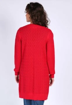 Strickmantel Viola - Rubin 16 Strickmantel Viola - Rubin -Modekleidung 13 032310005501