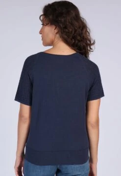 Strickshirt Lina - Navy -Modekleidung 13 032310010311