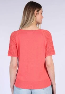Strickshirt Lina - Peach -Modekleidung 13 032310010479