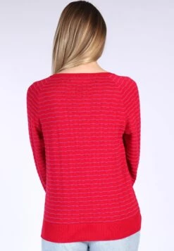 Strickjacke Patie - Rubin -Modekleidung 13 032310012501