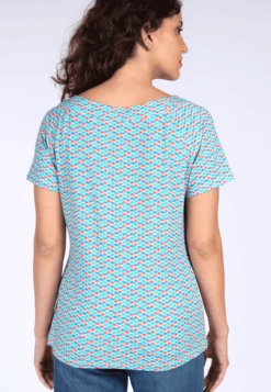 T-Shirt Zoe Spring Feather - Riviera -Modekleidung 13 032310033326