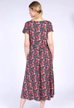 Kleid Malind Oriental Flower - Navy -Modekleidung 13 032310041311