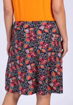 Rock Denise Oriental Flower - Navy -Modekleidung 13 032310045311