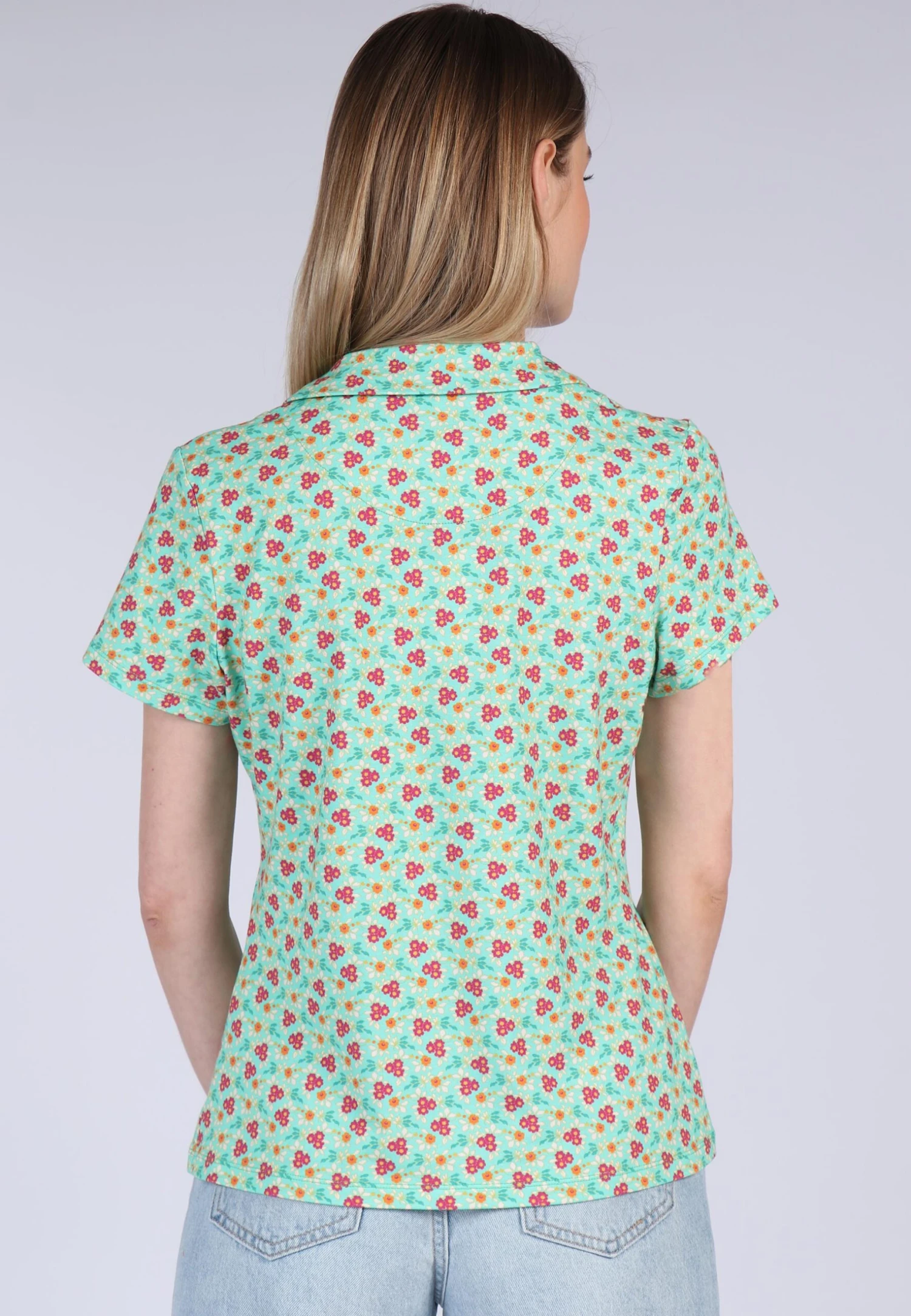 Bluse Celestina Little Flower - Pool 8 Bluse Celestina Little Flower - Pool – Bild 6