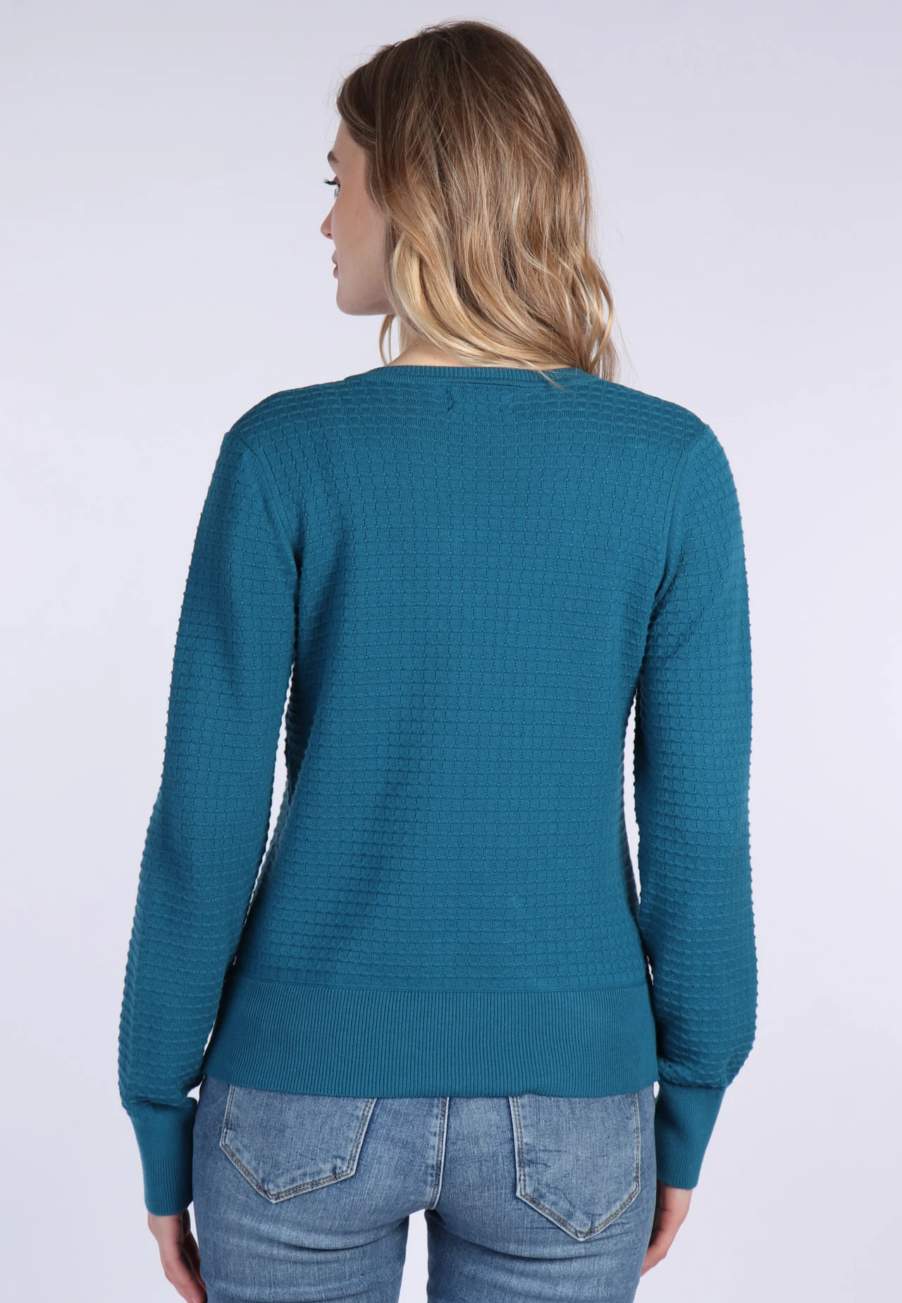 Strickjacke Manon - Deep Ocean 8 Strickjacke Manon - Deep Ocean – Bild 6